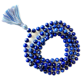 Mala tibétain Mala avec 108 perles - Lapis