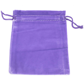 25x Sachets en Velours de Qualité - Violet 10x12cm