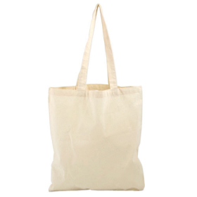 25x Sac en Coton Naturel Grand sac coton (38x42cm) avec grandes poignées