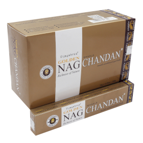 12x 15g Golden NagChampa - Chandan