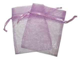 30x Sachet Organza Classique 130x100mm - Lavande