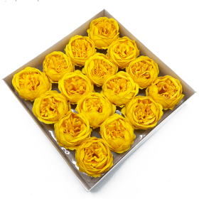 16x Fleurs de Savon pour Bouquet - Pivoine Large - Jeune