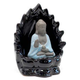 3x Fontaine à Encens Céramique -  Bouddha Lumière