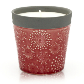 Bougie en Pot Comfort - Promenade Rose