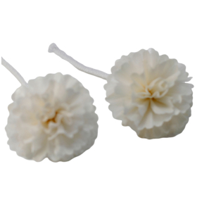 12x Diffuseurs Naturels Fleurs - Med Œillet Corde