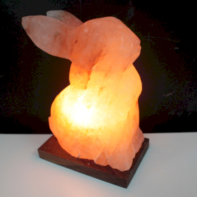 Lampe en cristal de Sel de l’Himalaya Édition Animaux - Lapin