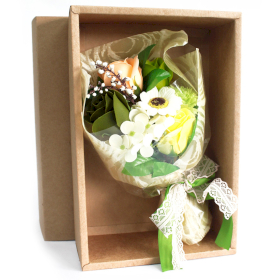 Bouquet de Savon Main et Boîte -Vert