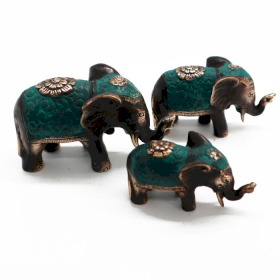 Set de 3 - Elephants Chanceux (tailles assorties)