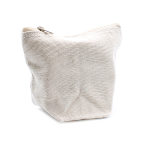 12x Trousse de Toilette en Coton Naturel 10 oz - Mini Pochette