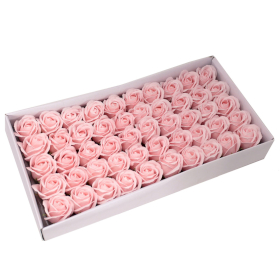 50x Roses de Savon  pour Bouquet- Medium/Dragée
