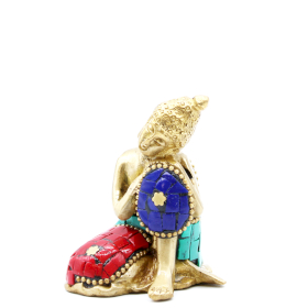 Figurines Boudha en Cuivre - Pensant - 6.5 cm