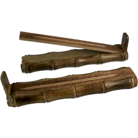 2x Porte-encens bois Bambou
