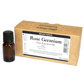 10x Rose Géranium - Huile Essentielle 10ml