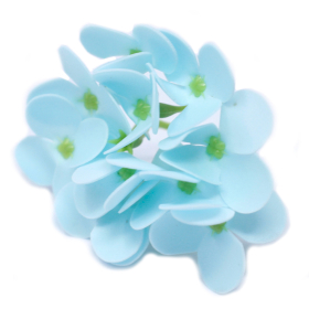 36x Fleurs de Savon pour Bouquet - Jacinthe Bleu Clair