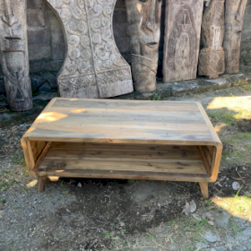 Grande Table Basse - Bois Recyclé