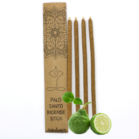 3x Set de 4 Bâtonnets d\'Encens de Palo Santo - Bergamote