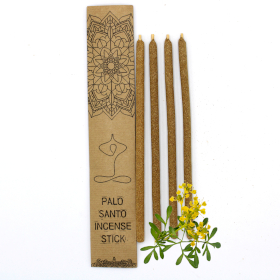 3x Set de 4 Bâtonnets d\'Encens de Palo Santo - Rue (herbe de grâce)