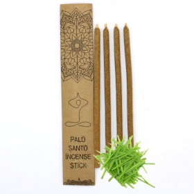 3x Set de 4 Bâtonnets d\'Encens de Palo Santo - Citronnelle