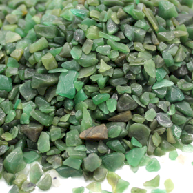 Éclats de Pierres Précieuses d\'Aventurine Verte en Vrac - 1KG