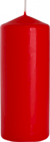 6x Bougie Pilier 60x150mm - Rouge