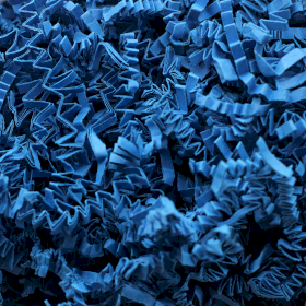 Frissure de Papier ZigZag DeLux - Bleu (1KG)
