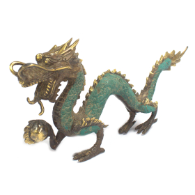 Fengshui - Dragon Moyen avec Balle - 27cm