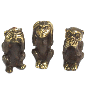 Lot de 3 - See No Evil etc - Singes