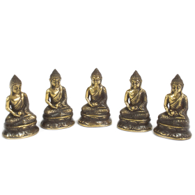 5x Minis Bouddhas Assis en Méditation