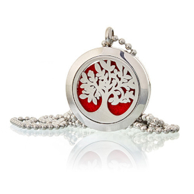 Collier Diffuseur Aromathérapie - Arbre de Vie 25mm