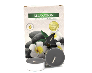 12x Set de 6 Bougies Chauffe Plat Parfumées - Relaxation