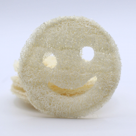 12x Loofah Visage Souriant