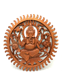 Panel en Bois - Ganesh - 40cm