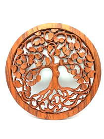 Panel en Bois - Arbre de Vie Amour - 40cm