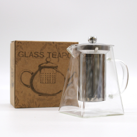 Théière Infuseur en Verre - Forme Tour - 750ml
