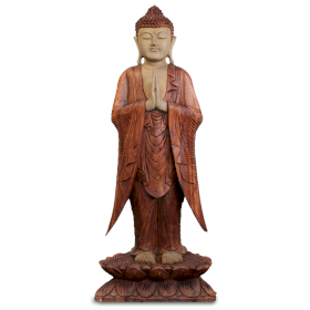 Statue Bouddha Debout - Bienvenue - 1m