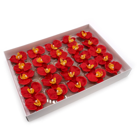 25x Pivoine de Savon pour Bouquet - Rouge