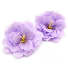 50x Petite Pivoine de Savon pour Bouquet - Violet