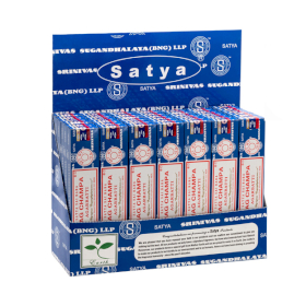 42x Présentoir Lot de 42 - Encens Satya Nagchampa 15 gr