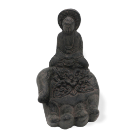 Brûleur d\'Encens Buddah & Main (Noir)