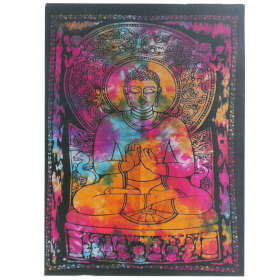 Tenture coton - Bouddha de paix