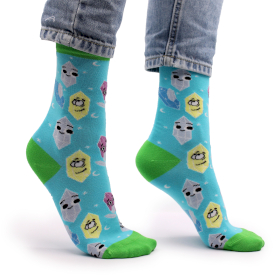3x Chaussettes en Bambou Hop Hare (36-40) - Pierres précieuses porte-bonheur