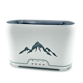 Diffuseur d\'Arômes Himalaya - USB-C - Télécommande - Effet Flamme