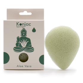 6x Éponge Konjac Goutte - Aloe Vera - Guérison