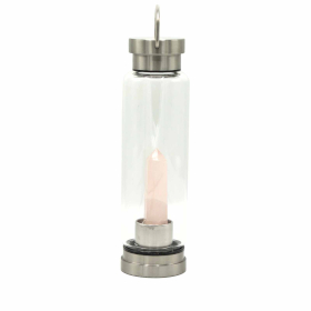 Mineral en Bouteille - Quartz Rose Rajeunissant - Obélisque