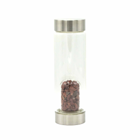Mineral en Bouteille - Jaspe Rouge Vivifiant - Éclats