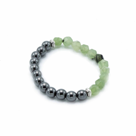 3x Bracelet en Gemme à Facette - Jade Magnétique