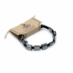 3x Bracelet Shamballa Hématite Magnétique -  Cuboïdes Doubles