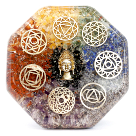 Presse-papiers Orgonite  - Bouddha Chakra - Large