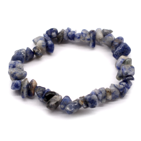 12x Bracelet en  Éclat de Pierre - Sodalite