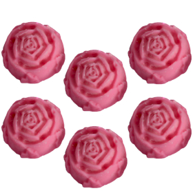 36x Fondants en Cire Naturelle -  Rose Classique